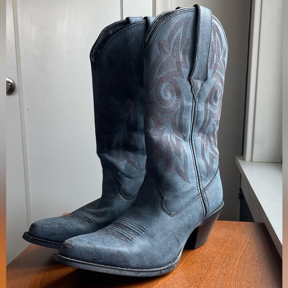 Durango Shoes - Blue 12” Durango Cowboy Boot